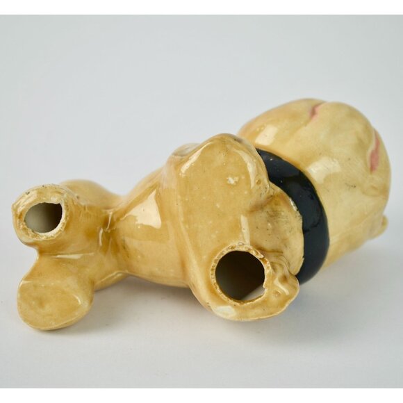 Vintage Ceramic Bulldog Figurine 3.25" Tall 5" Long - Picture 5 of 5